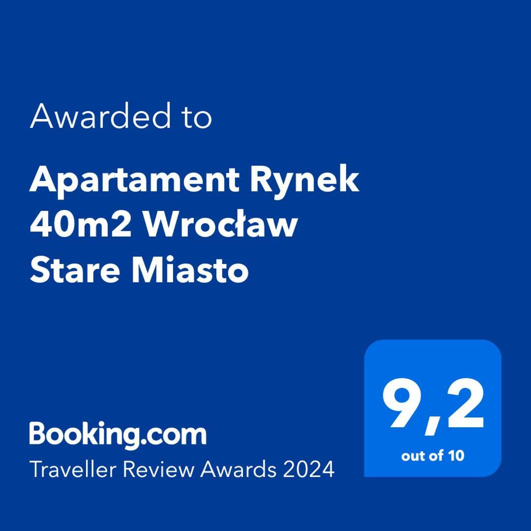 Apartament Rynek 40M2 Wroclaw Stare Miasto Екстер'єр фото